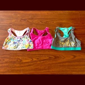 Girls Sports Bras 10/12